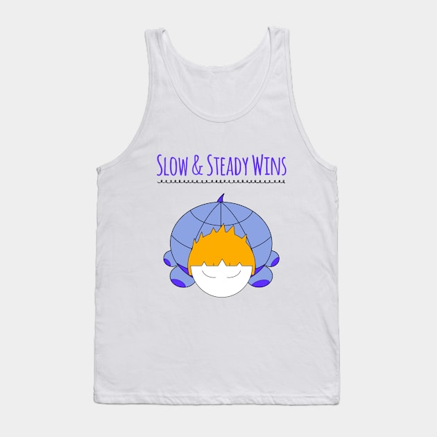 Slow & Steady Wins The Race Boy Turtle Tank Top by Wesolution Studios